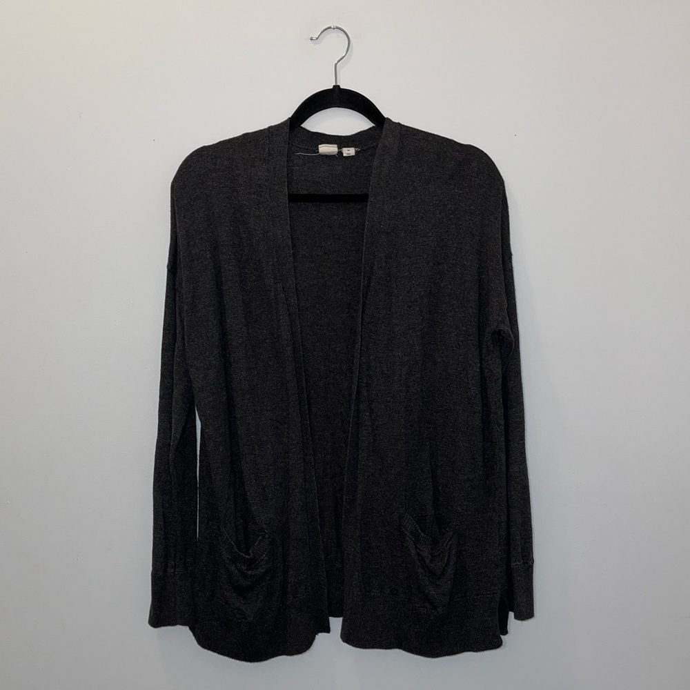 Gap Gray Loose Fit Long sleeve Pocketed Cardigan Ladies XS